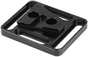 CAMVATE Quick Release Male V-Lock Wedge Mount + Base Plate with 1/4"-20 Mounting Points and Grooves