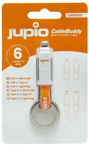 Jupio CableBuddy 6-In-1 Keyring Cable #CAB0050