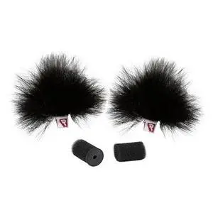 Rycote Ristretto Low-Profile Windjammer for Lavalier Mic Foams, Black