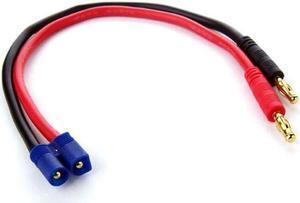 COMMON SENSE RC EC3 Charging Adapter with Banana Plugs #BP2EC3M