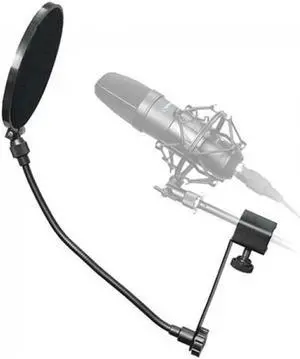 Technical Pro MKPF2 6'' Clamp on Microphone Pop Filter
