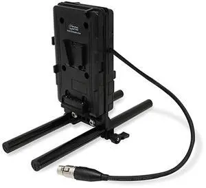 Core SWX Dual V-Mount Battery Plate with 15mm LWS Rod Clamp and 4-Pin XLR Cable