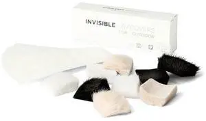 Bubblebee Industries The Invisible Lavalier Covers Fur Outdoor #BBI-ILC-F-30