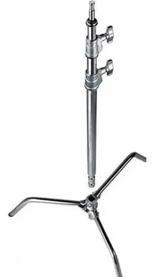 Avenger 9.8' C-Stand 30 with Detachable Base, 3 Sections, 2 Risers, Chrome Steel