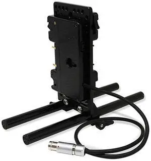 Core SWX 15mm Rail Mount Cheese Plate with Sharkfin 3-Stud Battery Plate and 18" 8-Pin LEMO Cable for Arri Mini Alexa/Mini Lf