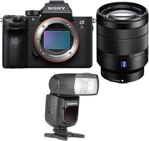 Sony Alpha a7R III Mirrorless Camera (V2) with FE 24-70mm f/4 Lens, Flash Kit