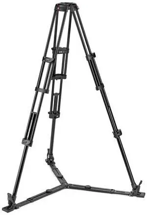 Manfrotto 3-Section Aluminum Twin Leg Video Tripod with Ground Spreader