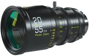 DZOFILM Pictor 20-55mm T2.8 Super35 Parfocal Cine Lens for PL Mount and Canon EF, Black
