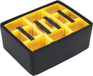Pelican 1557AirDS Padded Divider Set, Yellow/Black #015570-4060-000
