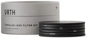 Urth 55mm Essentials Filters Kit Plus+ with UV, CPL, ND8 and ND1000 Filters
