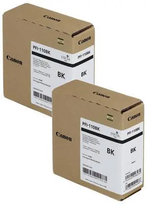 Canon Canon PFI-110 Pigment Ink Tank (Black) in Retail Packaging