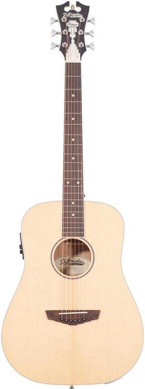 D'Angelico Guitars Premier Niagara Acoustic-Electric Guitar, Natural Spruce