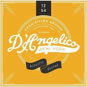 D'Angelico Guitars Prohibition Bronze 85/15 12-54 Medium-Light Acoustic Strings