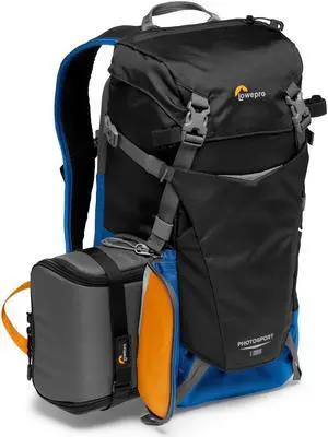 Lowepro PhotoSport BP 15L AW III Backpack, Black/Blue #LP37340