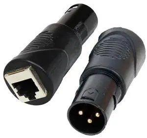 ProX XC-RJ45XM3 Cat 5/6 RJ45 to 3-Pin Male DMX Connector/Adapter