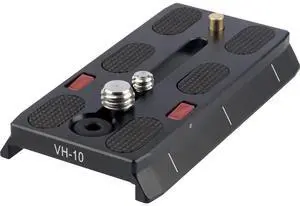 Sirui VP-VH10QR Quick Release Platform with Camera Stoppers for VH-10 and VH-10X Fluid Video Heads