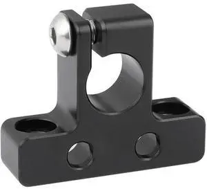 CAMVATE 15mm Single Rod Clamp with 1/4"-20 Unthreaded Mounting Points