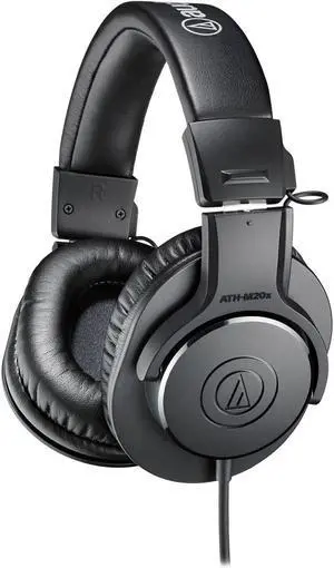 Audio-Technica 3 Pack ATH-M40x Professional Monitor Headphones, Black W/Cloth