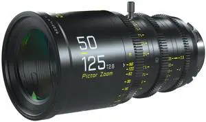 DZOFILM Pictor 50-125mm T2.8 Super35 Parfocal Cine Lens for PL Mount and Canon EF, Black