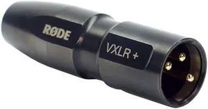 Rode VXLR+ Minijack to XLR Adapter with Power Convertor for VideoMic, VideoMicro, VideoMic Pro+ and VideoMic GO Microphones