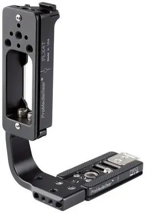 ProMediaGear PLX4T Universal L-Bracket Plate for DSLR and Mirrorless Cameras with Articulating LCD Screens