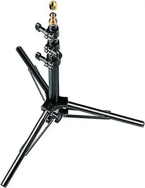 Manfrotto Manfrotto 156BLB 4-Feet Aluminum Mini Kit Stand with 015 Top (Black)