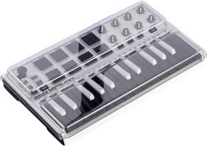 Decksaver Cover for Akai MPK Mini MK2 Controller, Smoked/Clear #DSLE-PC-MINIMK2