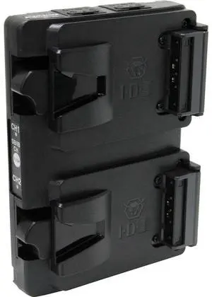 IDX A-Vmicro2 Micro 2-Ch Hot Swap V-Mount Adapter Plate with 2x D-Tap and USB-C