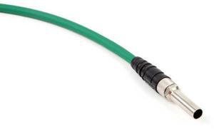 Switchcraft 75Ohm Midsize Mini-WECo M to Mini-WECo M Patchcord, 1' Length, Green