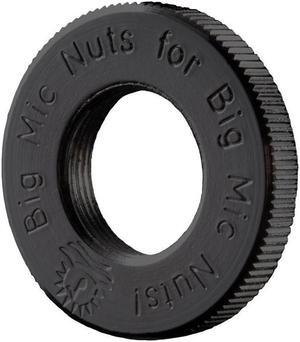 Latch Lake Jam Nut Microphone Stand Locking Nut, 3 Pack, Black #JN 3-BK