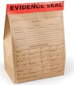 Safariland 4x12" Extra-Large Evidence Seals, Pack of 100 #SEL-1260