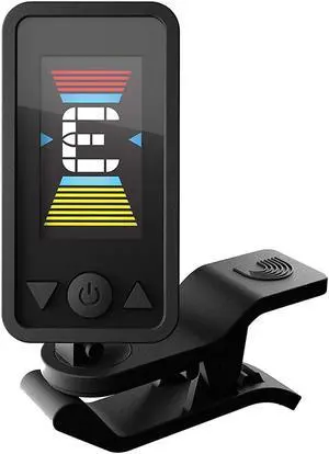 D'Addario Eclipse Chromatic Headstock Clip-On Tuner, Black