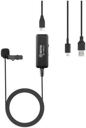 BOYA BY-DM10 Digital Lavalier Microphone for iOS, Mac and Windows