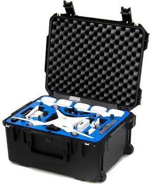 Go Professional Cases V2 Wheeled Hard Case for DJI Phantom 4 Props On and Accessories