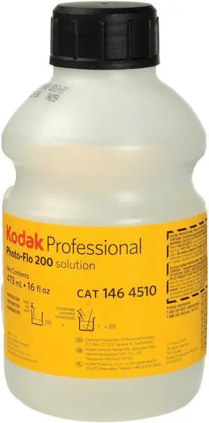 Kodak Photo-Flo 200 Photographic Wetting Agent, 16 Ounce Bottle. #1464510
