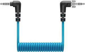 Sennheiser CL 35 Locking 3.5mm TRS to TRRS Coiled Cable