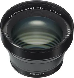 Fujifilm Fujinon Tele Conversion Lens for X100 Series Camera, Black (TCL-X100 B II)