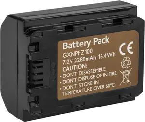 Green Extreme NP-FZ100 7.2V 2280mAh Rechargeable Lithium-Ion Battery #GXNPFZ100
