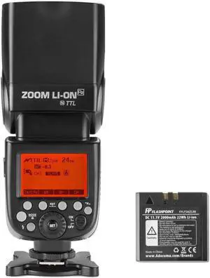Flashpoint Zoom Li-ion R2 TTL On-Camera Flash Speedlight For Nikon (V860II-N)