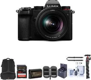 Panasonic Lumix DC-S5 Mirrorless Camera with 20-60mm Lens with Accessories Kit