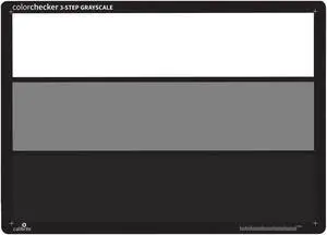 Calibrite 8.5x11" ColorChecker 3-Step Grayscale Card #CCGS