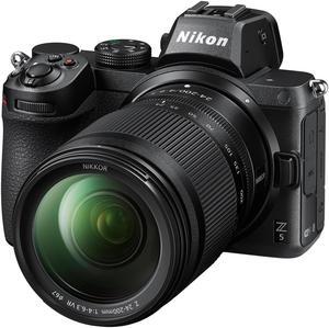 Nikon Z5 FF Mirrorles Camera with Z 24-200mm f/4-6.3 VR Lens with FTZ II Adapter