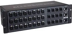 Allen & Heath AR2412 24x12 Main Remote Stage Rack for GLD & Qu Mixers, Black