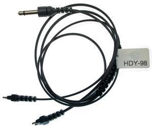 Audio Implements HDY-98 "Y" Cord "D" Mono with 1/8" (3.5mm) Mini Plug #319