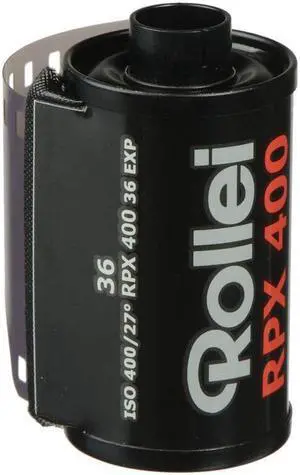 Rollei RPX 400 Black and White Negative Film (35mm Roll Film, 36 Exposures)