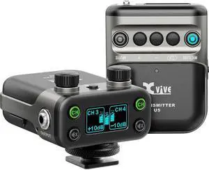 Xvive Audio U5 Camera-Mount Digital Wireless Omni Lavalier Microphone System