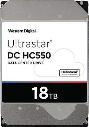 WD Ultrastar 18TB SATA III 3.5" Internal Data Center HDD, 7200 RPM