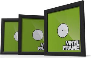Glorious 12" Vinyl Frame Set, Black, 3-Pack #VINYL-FRAME-SET-BLK