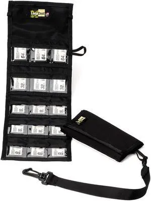 LensCoat SD15 Memory Wallet, Black #MWSD15BK