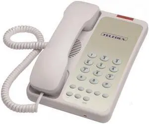 Teledex Opal 1005 Single Line Analog Corded Hotel Telephone, Ash #OPL76139